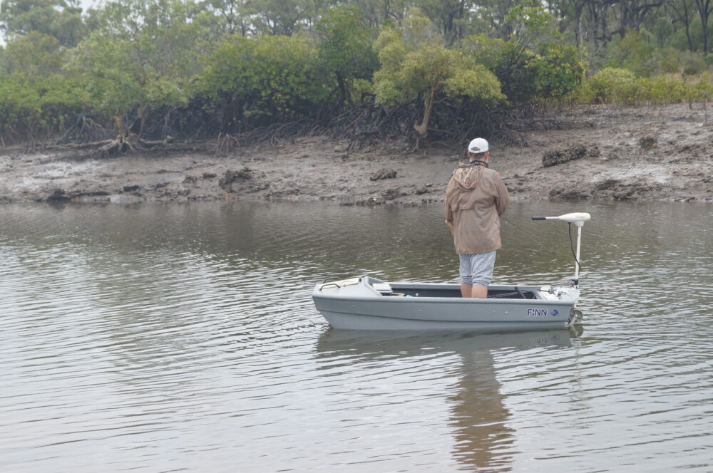 Watch the water flow and work the structure and you can have some great light tackle fishing in our CQ creeks and estuaries.