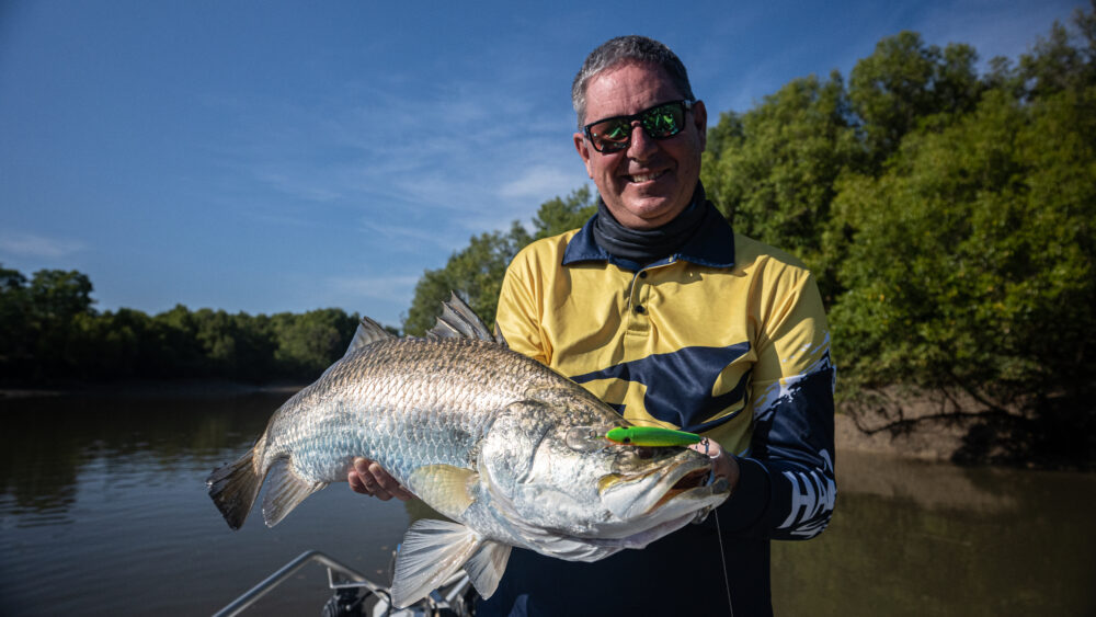 This fish for Tim came off a bank edge as “Biggles” slow rolled his lure back to the boat.