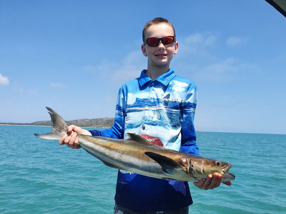2.Ethan’s cobia was a surprise capture but a welcome addition to our dinner table.