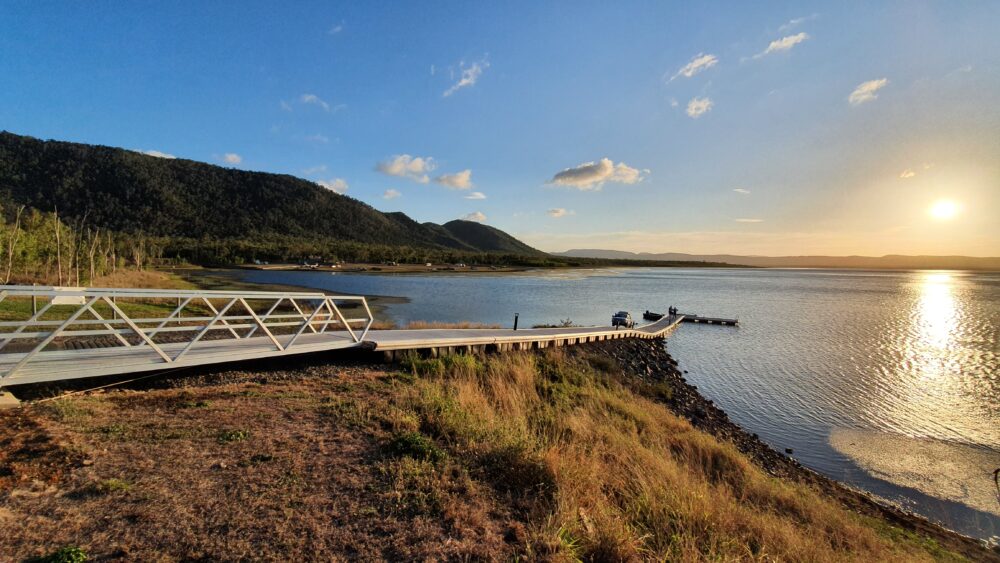 The long boat ramp at Proserpine.