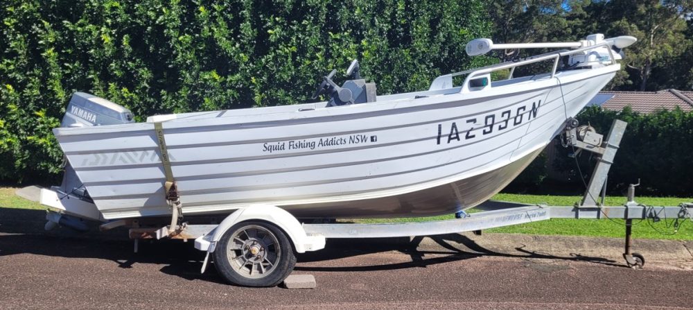 2003 Snyper 4.6 metre which has been re-rated for bigger outboard motor by KPS Maritime