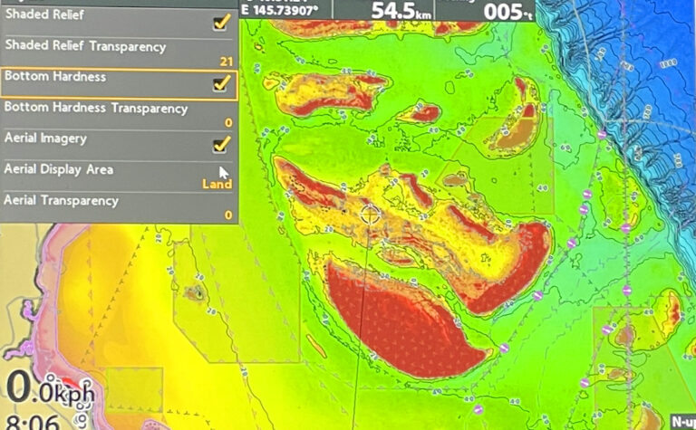 Some sounders like the Humminbird CoastMaster charts allow for a bottom hardness selection feature.