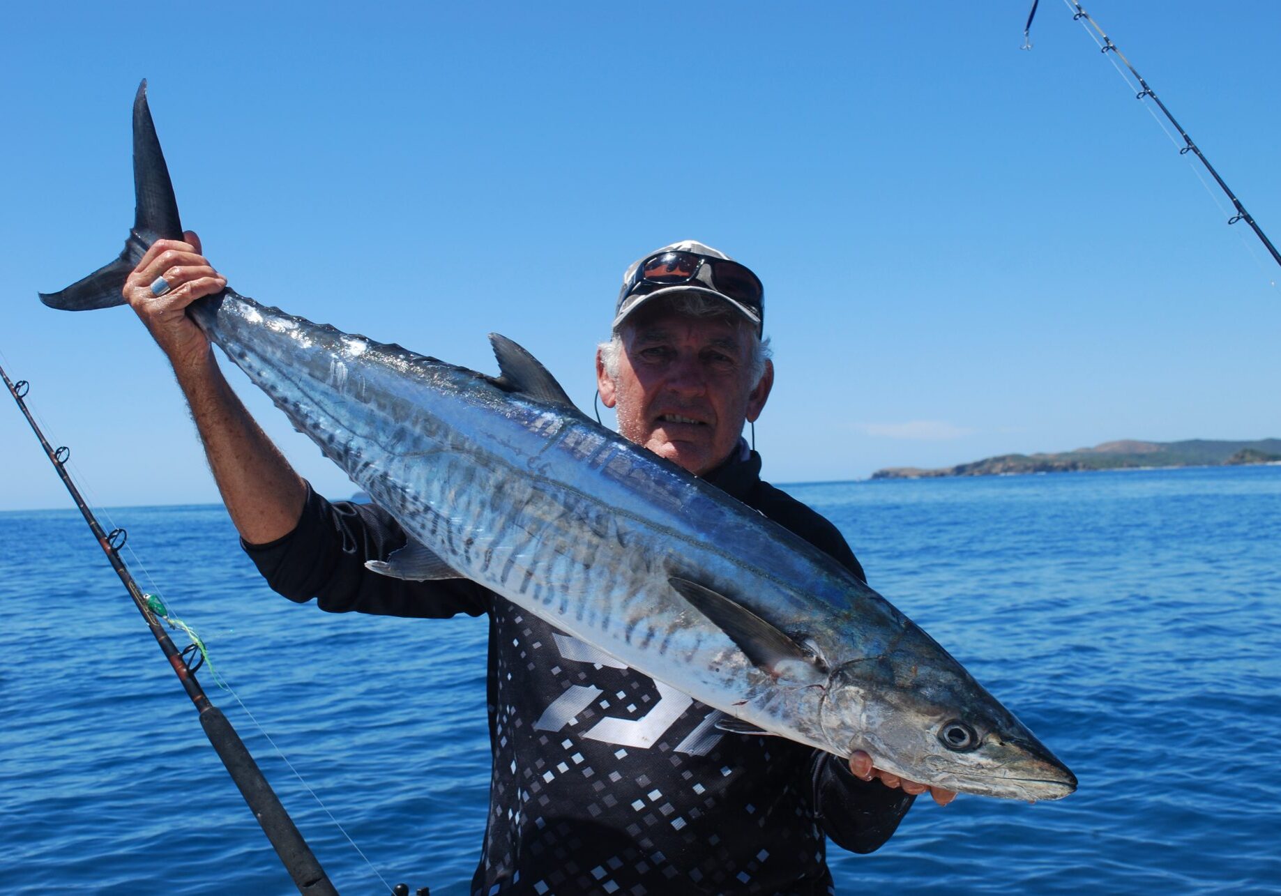 A beautifully conditioned 10kg Spanish from the Keppel island area. It pays to know the ideal tides, weather conditions, preferred baits, trolling depths and time of year for consistent catches.