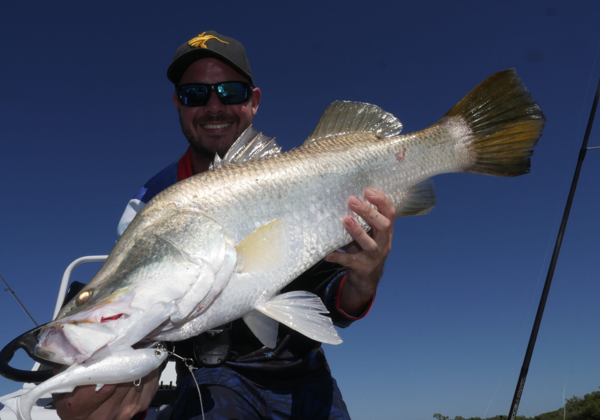 The Rocky NFZ barra population gives the Herculez swim bait the thumbs up.