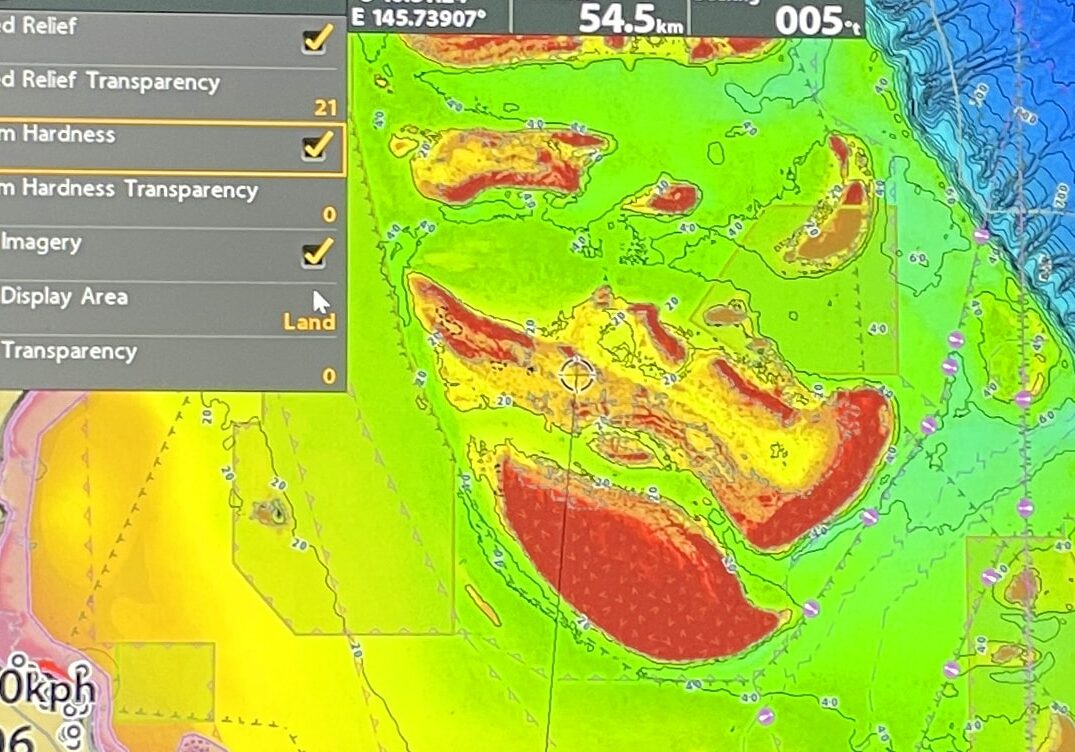 Some sounders like the Humminbird CoastMaster charts allow for a bottom hardness selection feature.